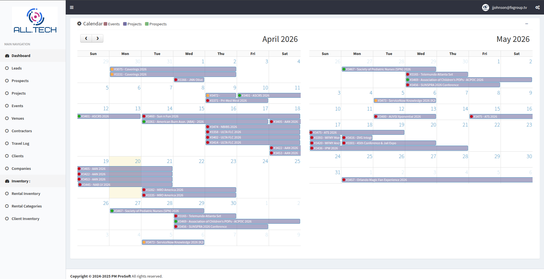 PM ProSoft Dashboard